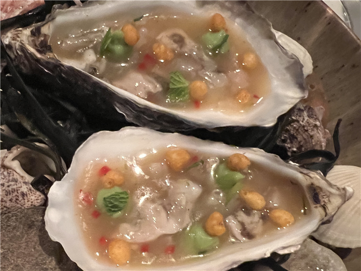 oyster canape